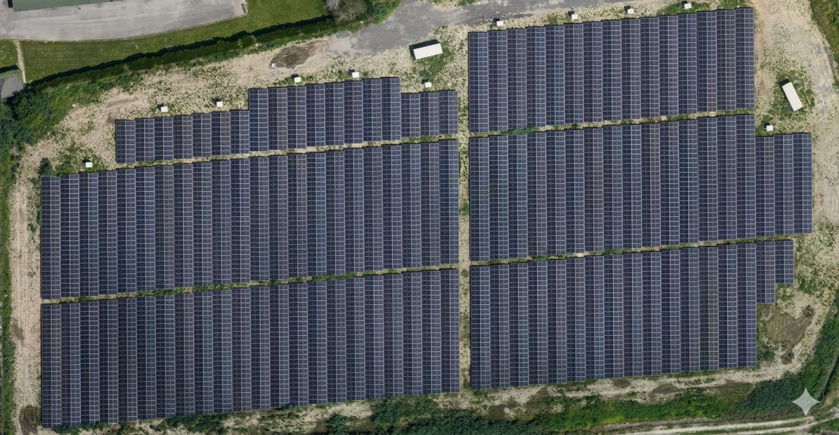 Impianto fotovoltaico a terra in area produttiva